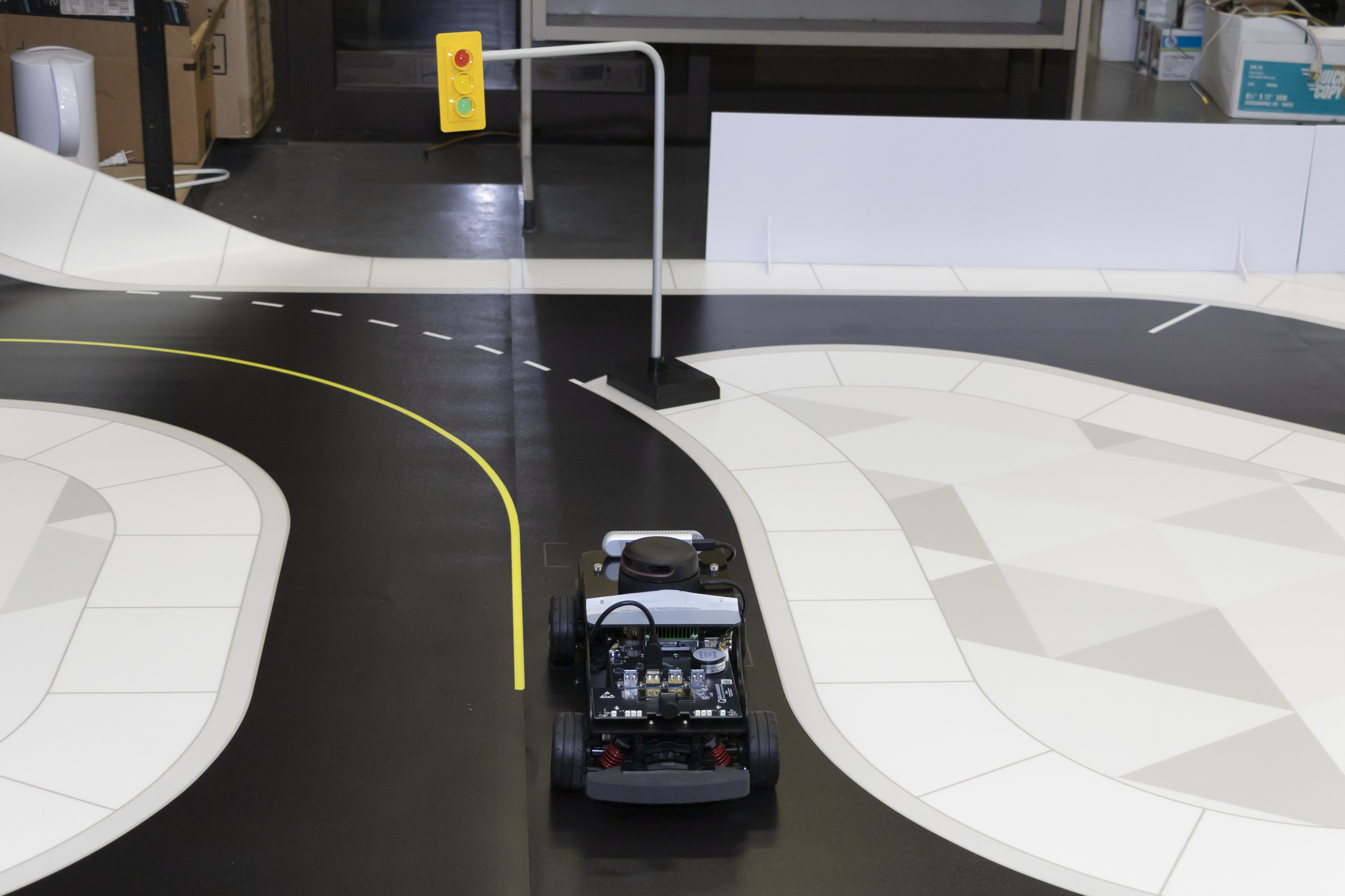 RANCS car on track demo