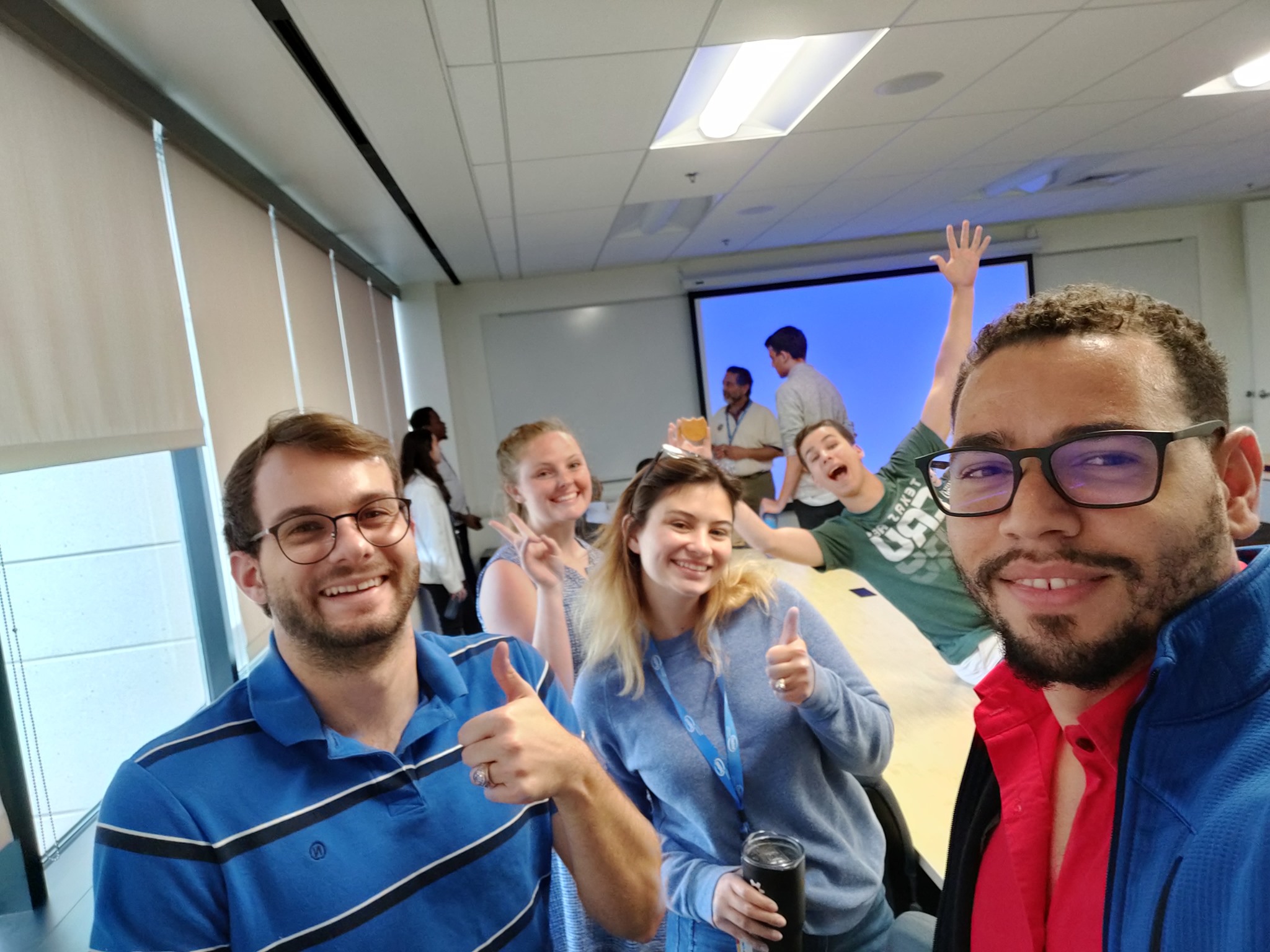 Ilia Bautista and Intel Interns