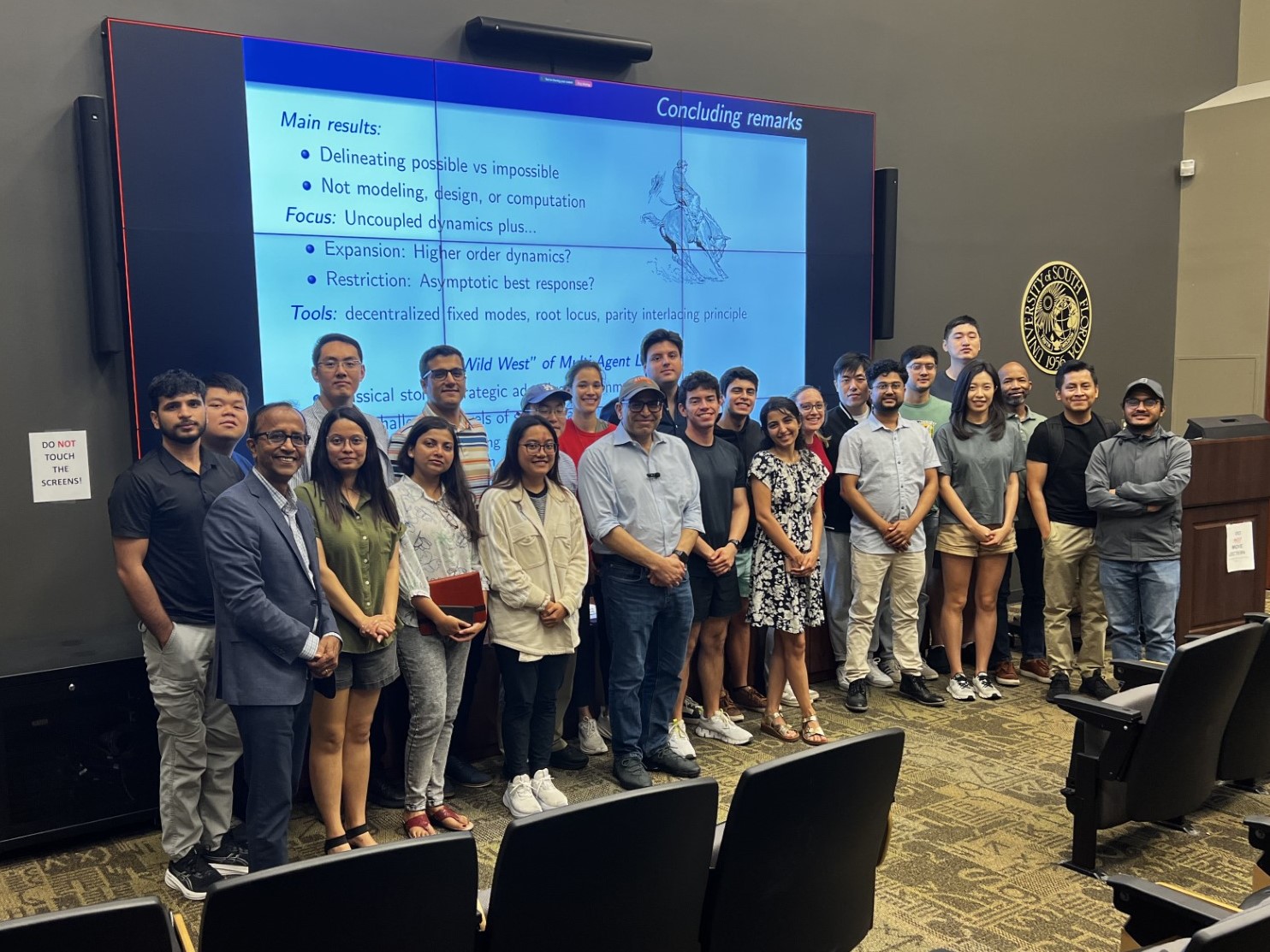 Students attending Del and Beth Kimbler Lecture