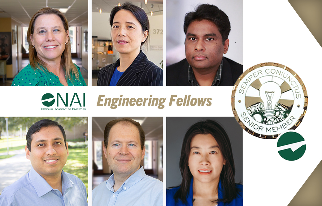 NAI image of 6 usf engineering faculty NAI Senior Fellows 2025