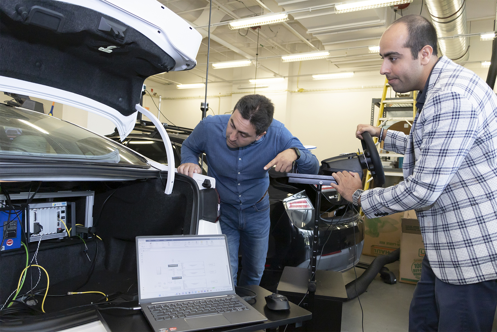 Arman Sargolzaei in USF’s Resilient, Autonomous, Networked Control Systems Lab