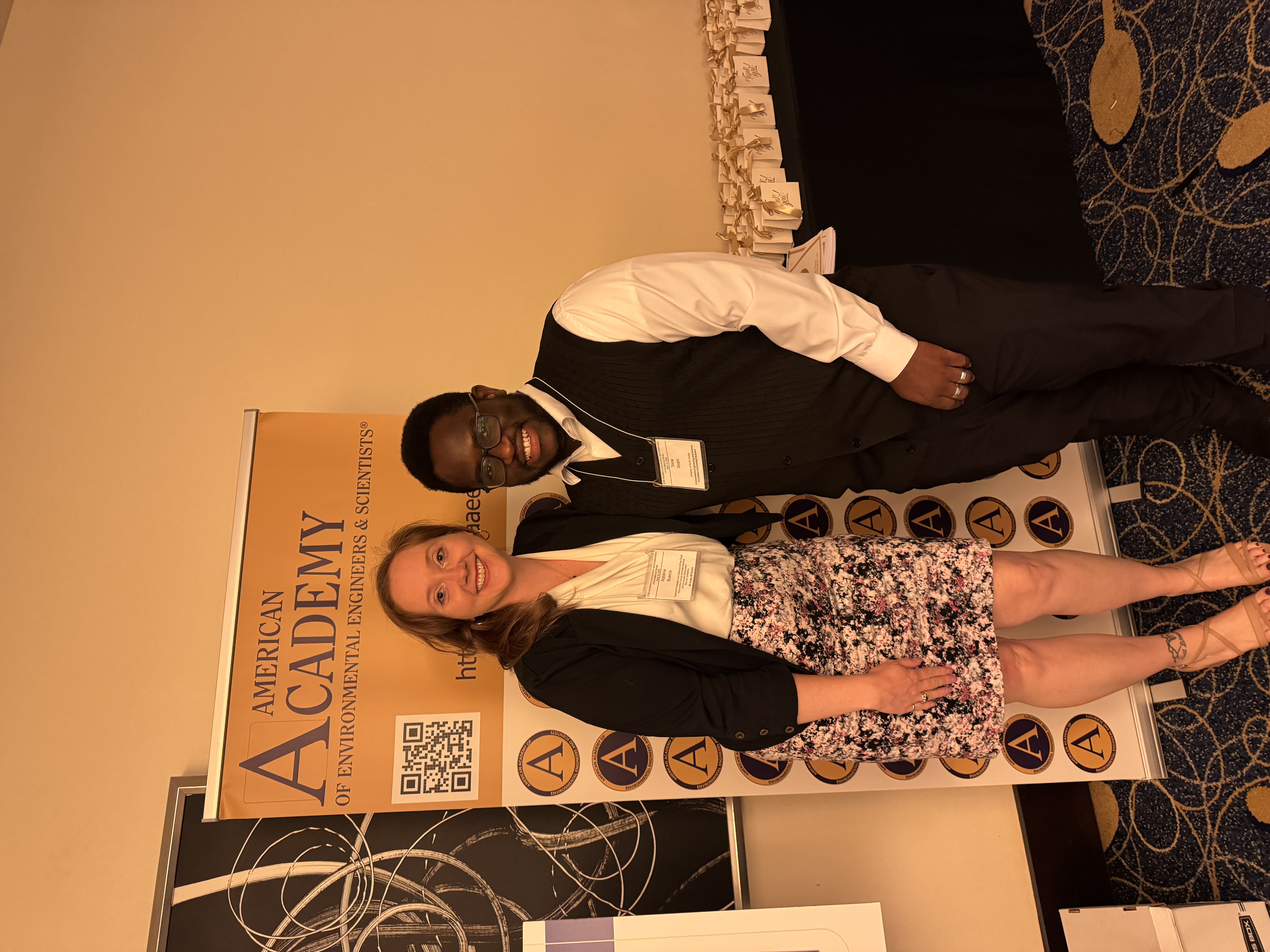 tione grant with addie buerck at AAEES 2025