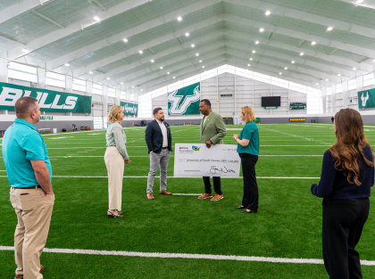 Terracon check presentation candid
