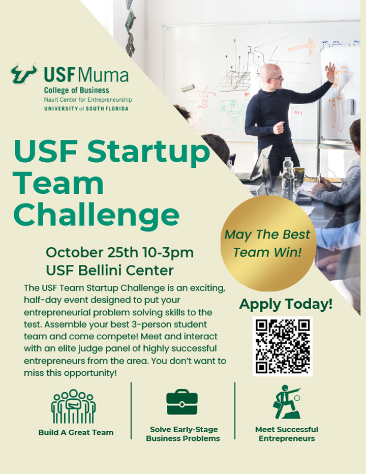 USF Team Startup Challenge Flyer