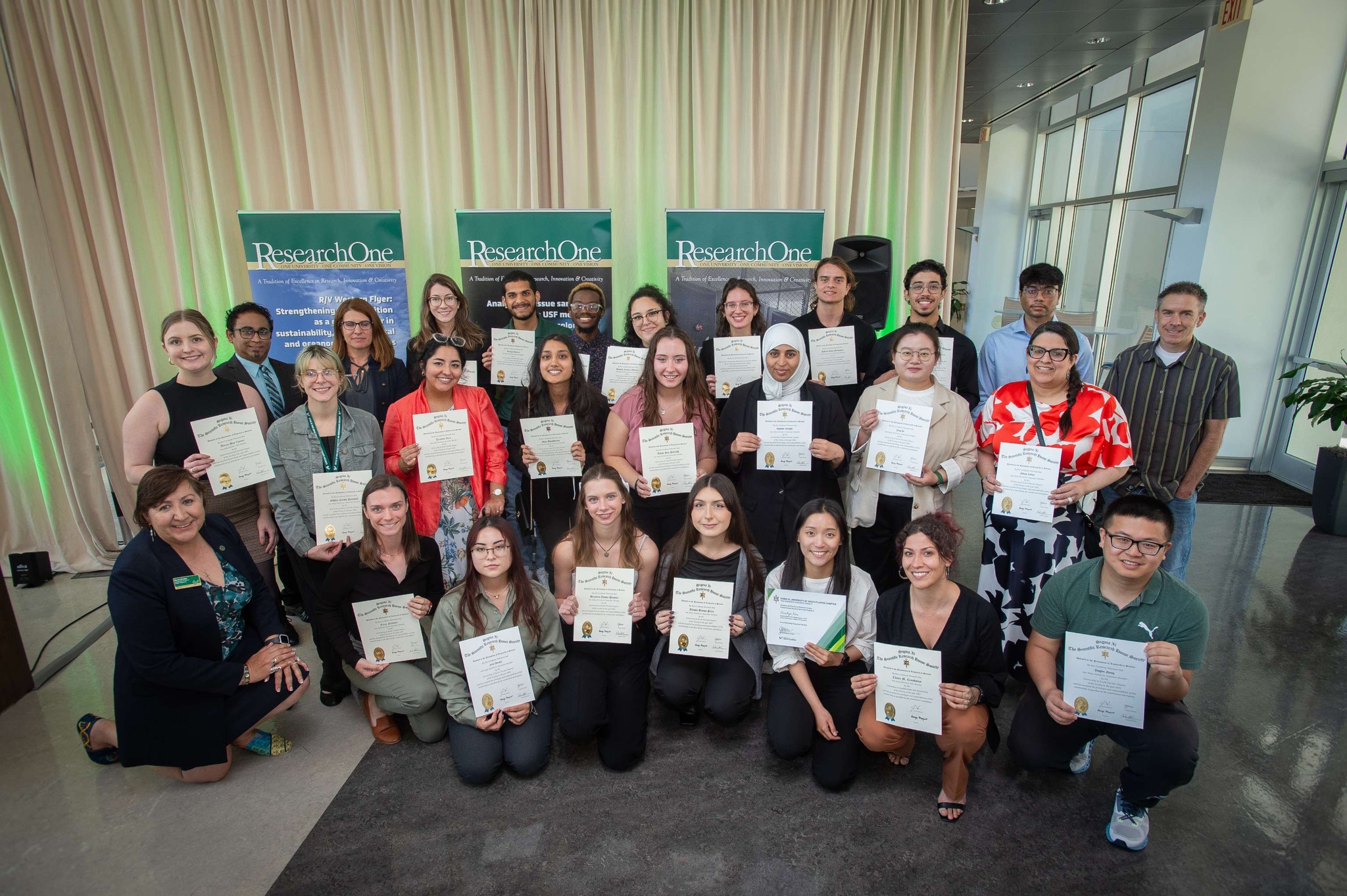 spring 24 inductees and officers