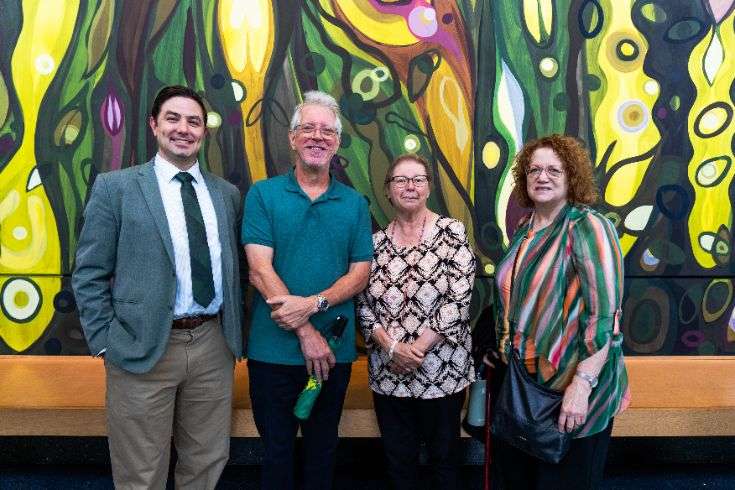 Officers and council chairs at the Provost's Fall Address