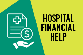 widget image showing a student struggling with hospital bills