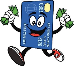 Credit Card Coaching Session Clip Art