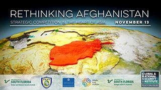 Promotional image for GNSI Policy Dialogues: Re-Thinking Afghanistan