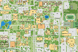 Campus Map Thumbnail for University of South Florida