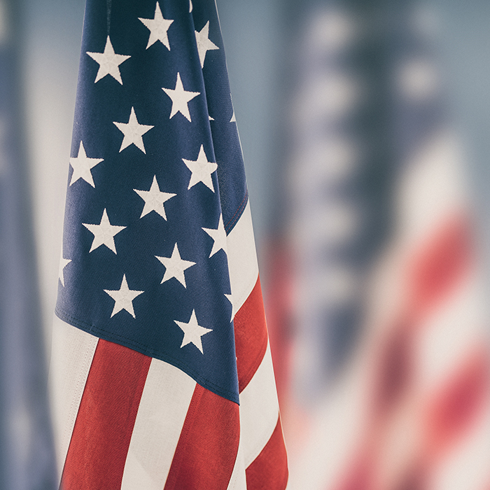 Placeholder image of American flag