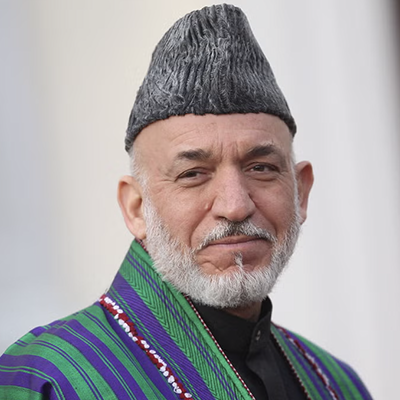 President Hamid Karzai, former president of Afghanistan