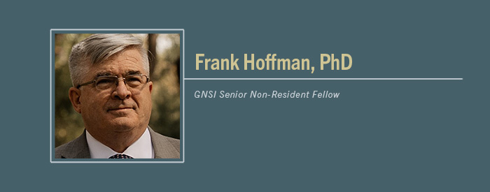 Francis Hoffman, PhD with text GNSI Senior Non-Resident Fellow