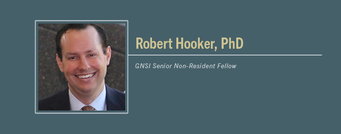Robert Hooker, PhD with text GNSI Senior Non-Resident Fellow