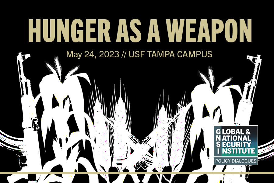 Promotional graphic for Is Hunger a Weapon of War