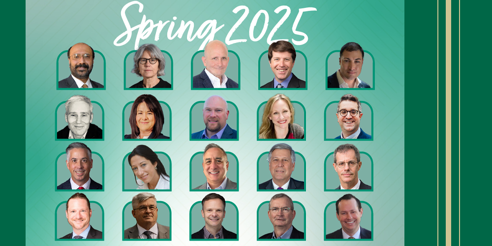 Individual photos of the newest group of GNSI Non-Resident Fellows, with the text "Spring 2025" overlaid