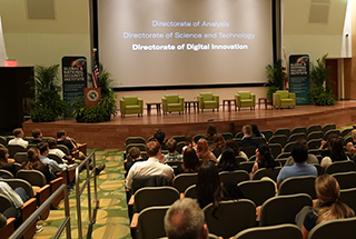 USF students attend a recruiting and information event with the CIA at the Marshall Student Center