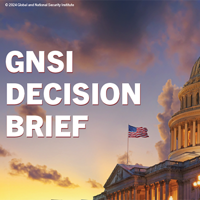 GNSI Decision Brief 13: Developing National Security Practitioners