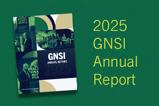 Cover image of the 2025 GNSI Annual Report