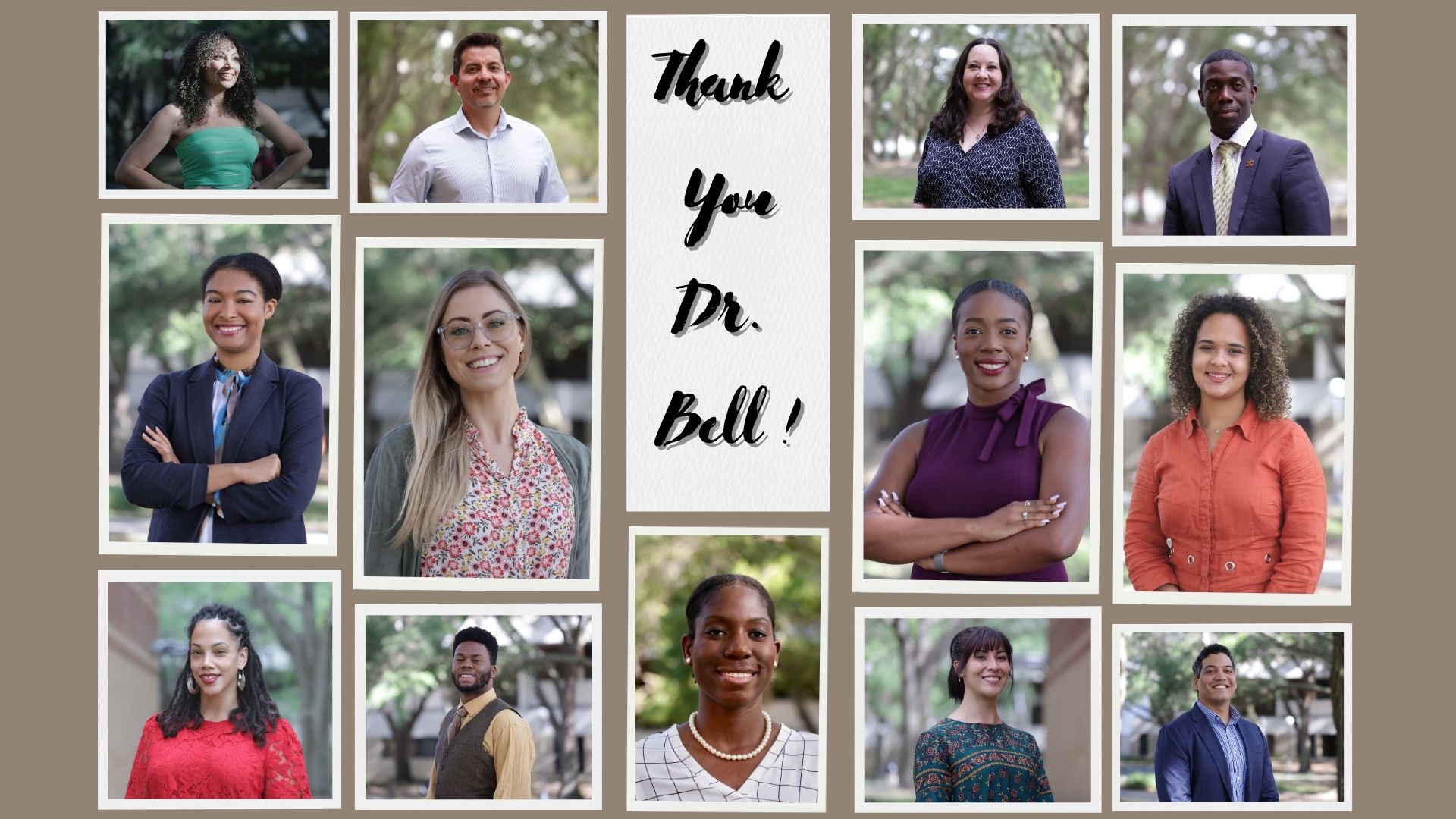 Thank you Dr. Bell!
