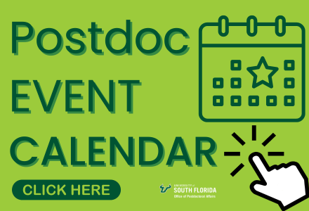 Postdoctoral event calendar