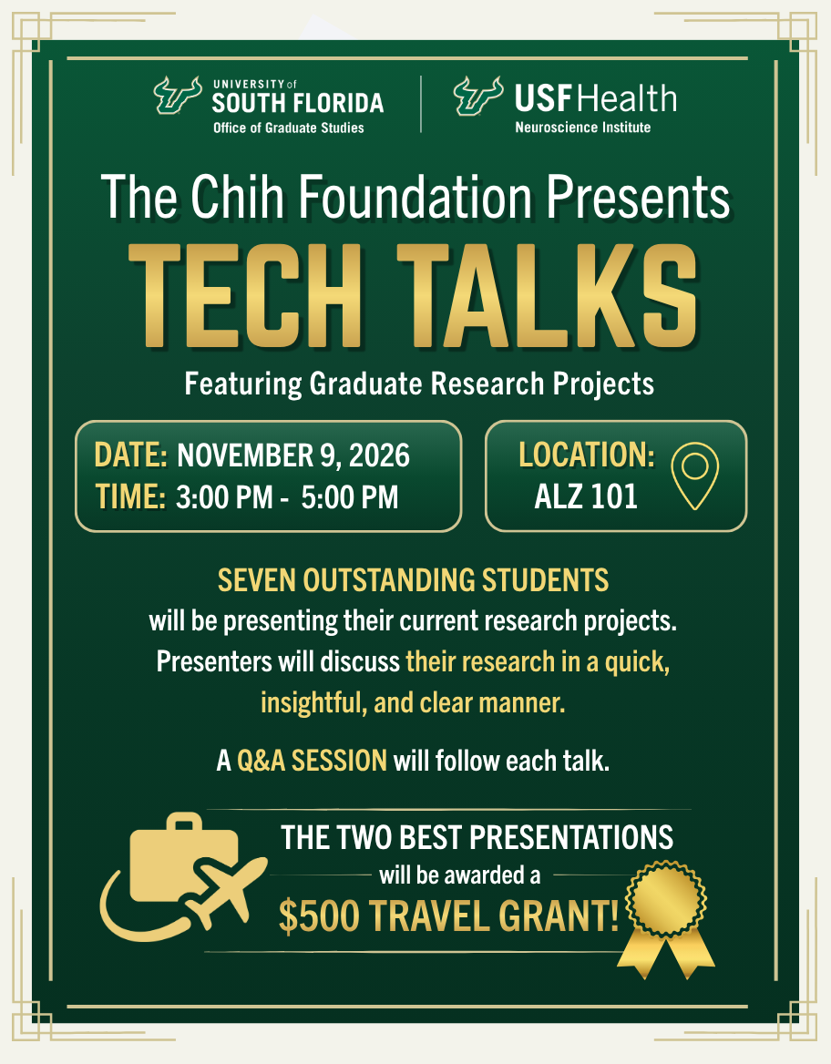 A photo of the Tech Talks Flyer