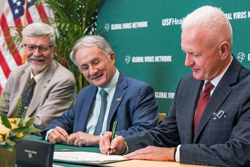 Signing ceremony at USF Health