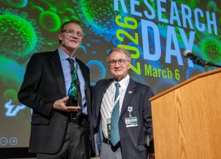 Dr. Liggett was recognized for his leadership