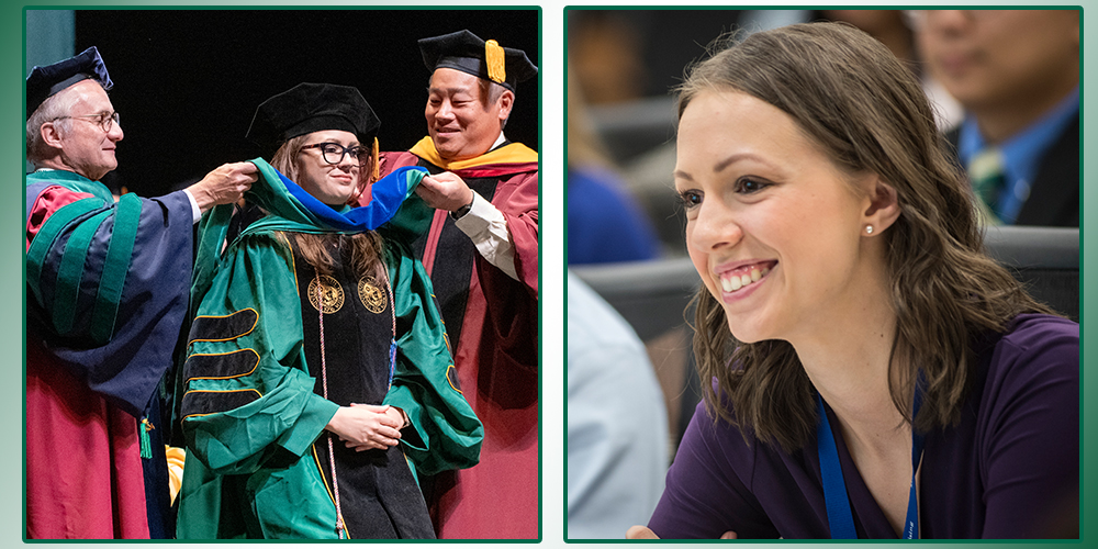 Monica Moore becoming MCOM's first MD/PhD