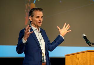 Dr. Jacques Ravel speaks at USF Health Research Day