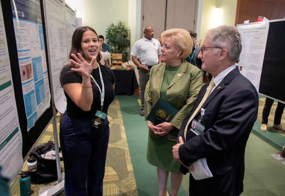 500 students presented work at USF Health Research Day. 