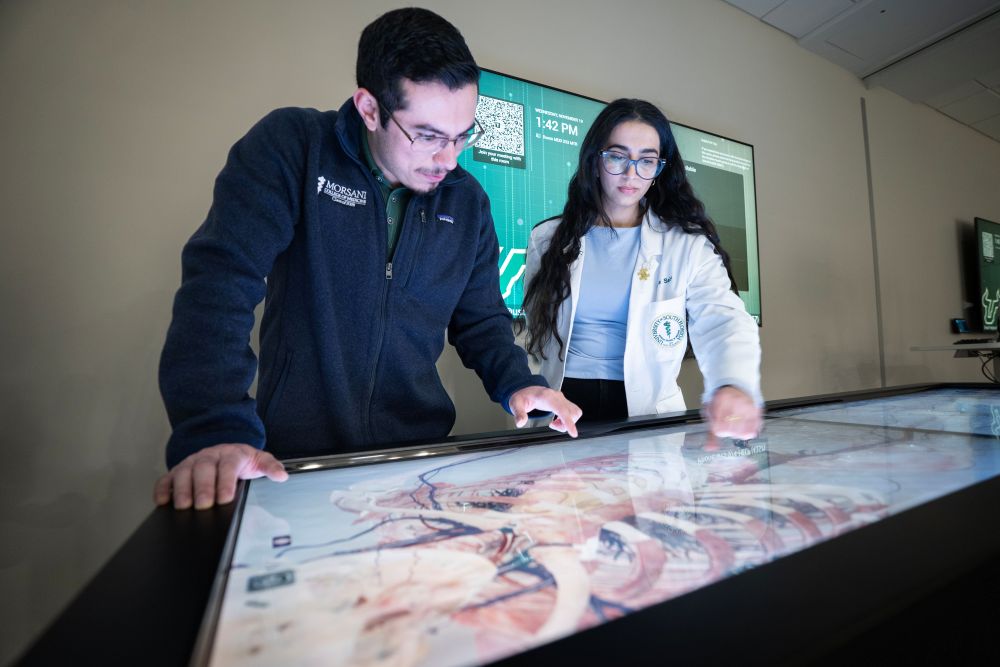 Students at the USF Health Morsani College of Medicine have a technology-rich education. 