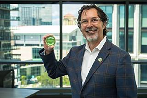 USF Health’s Javier Cuevas, PhD, was recently presented with a USF Health Culture Coin