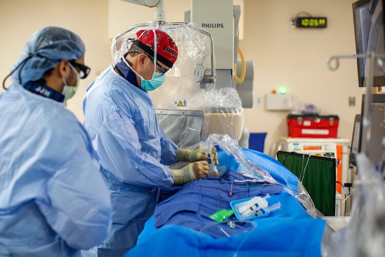 Dr. Bezerra in surgery at TGH.