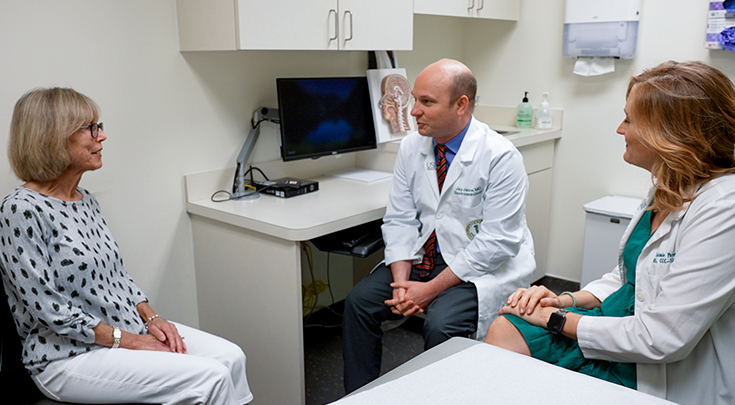 patient consultation between Jay Jacobs, MD and Jaimie Anderson