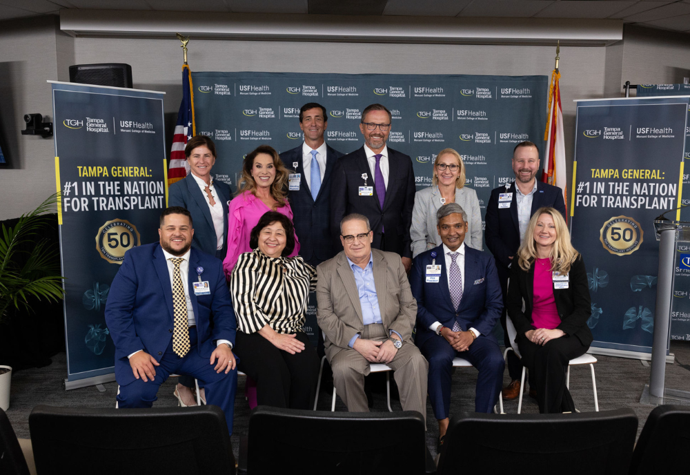 Transplant surgeons at USF Health and Tampa General Hospital have successfully performed the world’s first recorded bloodless heart-liver transplant surgery. 