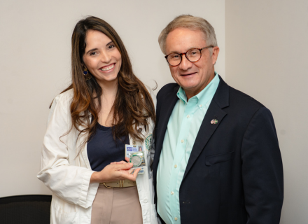 Dr. Perez-Colon with Dr. Lockwood