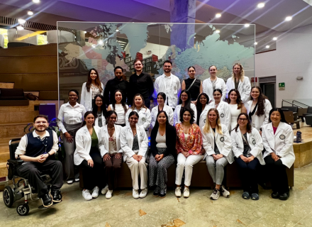 Dr. Perez-Colon with her colleagues.