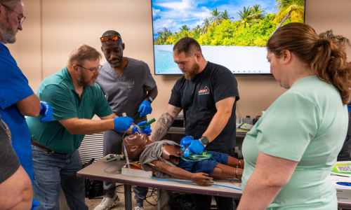 Airway simulation training