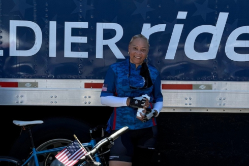 Monica Boney, a U.S. Army Veteran and USF-TGH patient