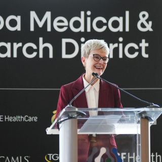 Catherine Estrampes, president of GE Healthcare