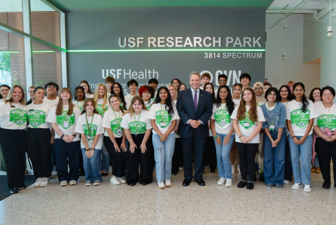 Global Virus Network and USF bring Florida high school students inside the world of virology and public health