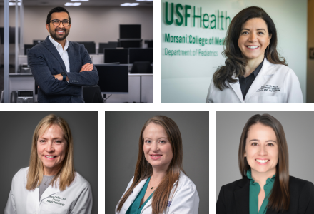 Nishit Patel, Racha Khalaf, Amber Peper, Sharon Albers and Nicole Misner