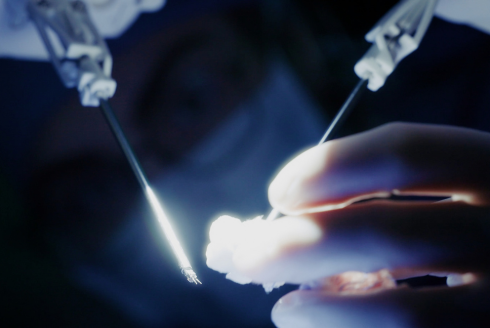 A steady hand: Dr. Nicholas Panetta is pushing the limits of robotic surgery for lymphedema