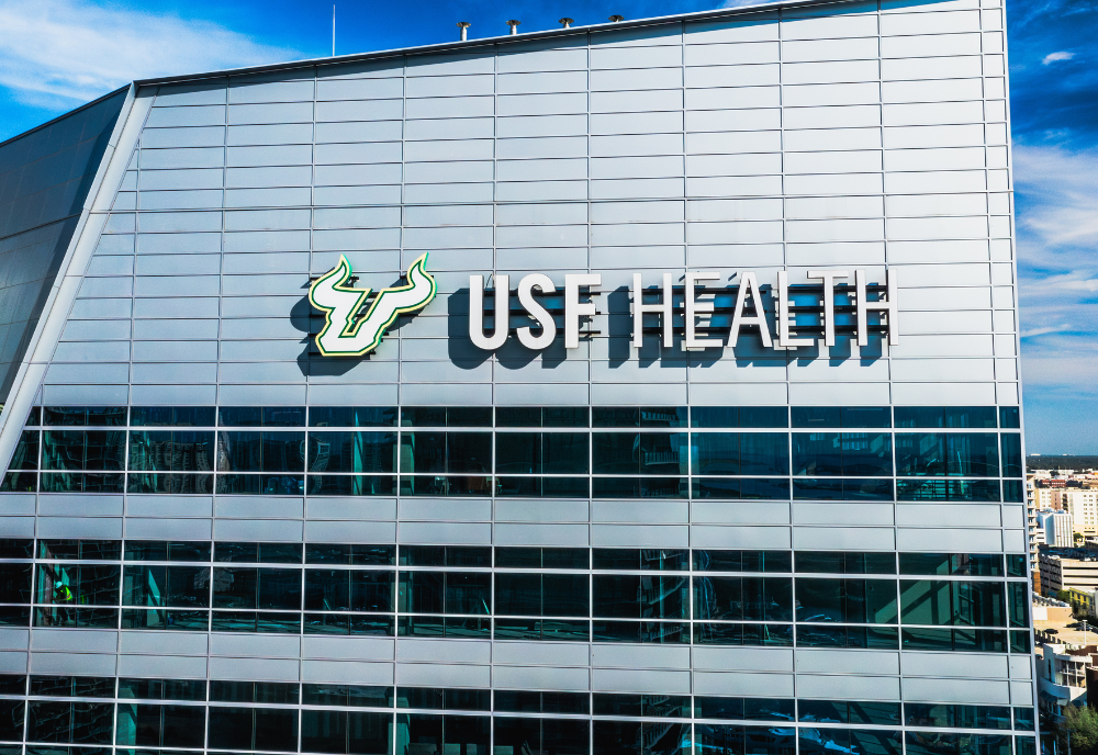 Exterior of the USF Health Downtown building