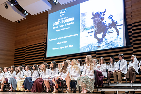 USF Health welcomes newest physician assistant students at Commitment to the Profession Ceremony