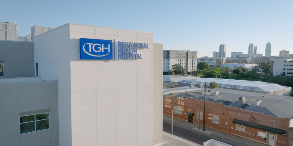 Exterior Image of Tampa General Behavioral Health Hospital.