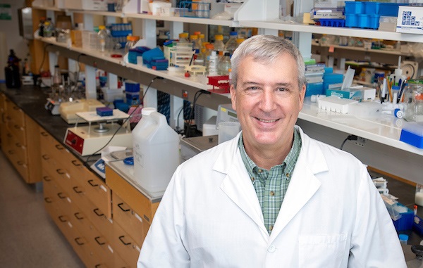 USF research John Adams in his lab 