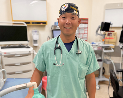 Seung Gin Lee in Tampa for Advanced Pain Management Fellowship