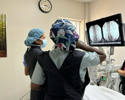 Annie Trusso at her pain clinic on Saipan
